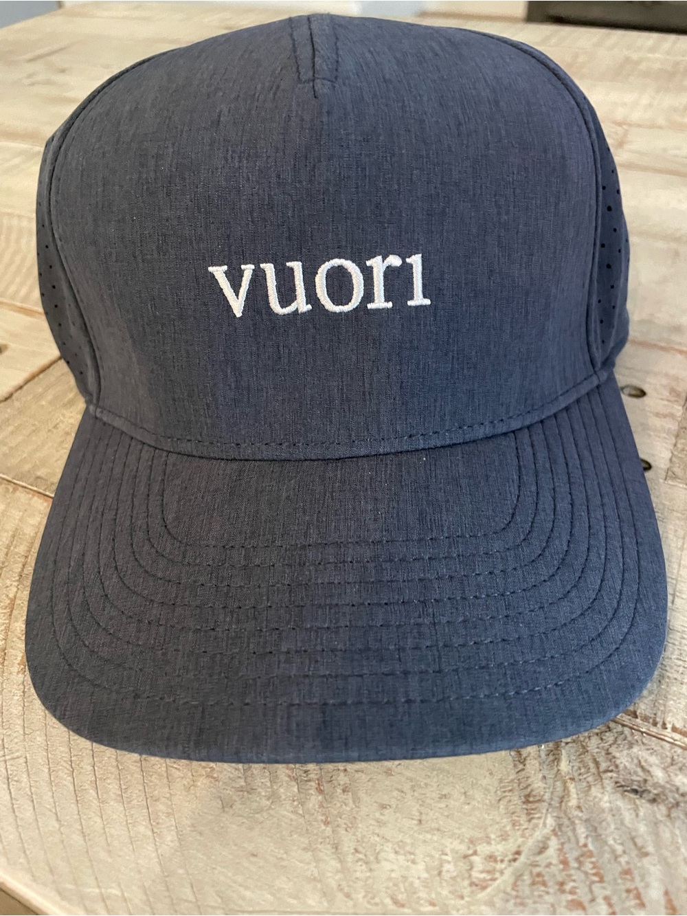 NWT Vuori Unisex Navy Adjustable Water Tech Cap